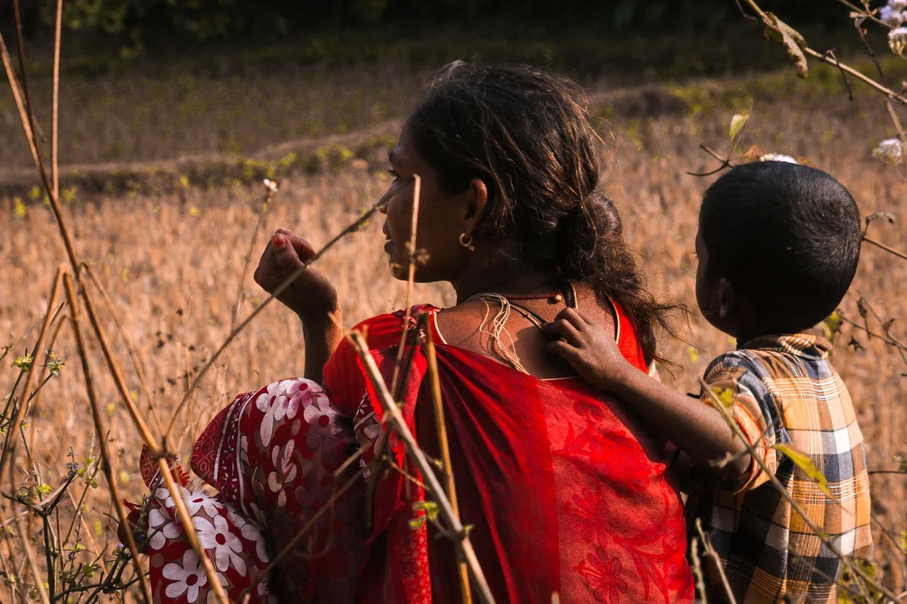 A caregiver assisting an elderly person at home.