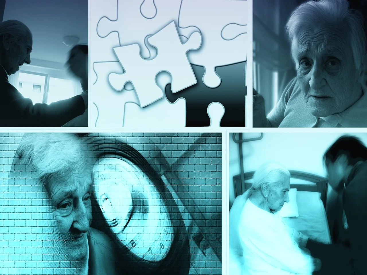A home environment adapted for safety with a person with dementia.